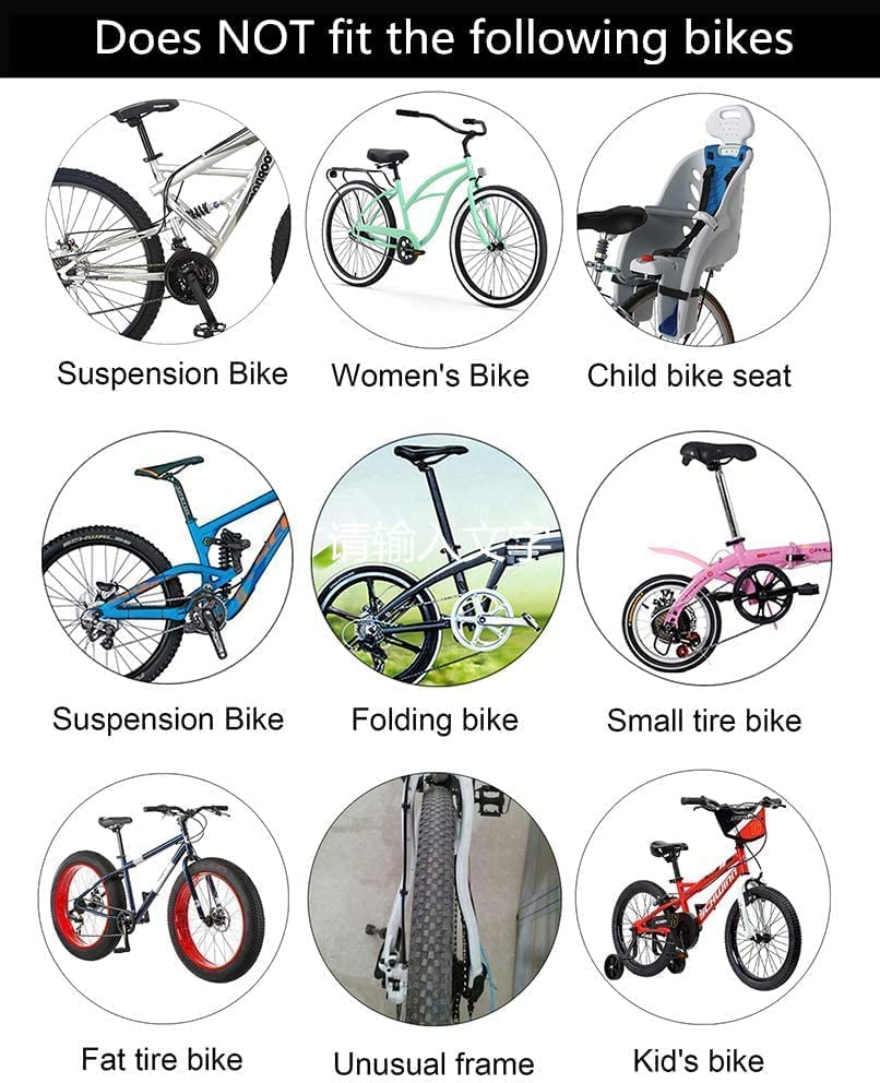 Comingfit 180Lbs Capacity Solid Bearings Universal Adjustable Bicycle Luggage Cargo Rack image number 2