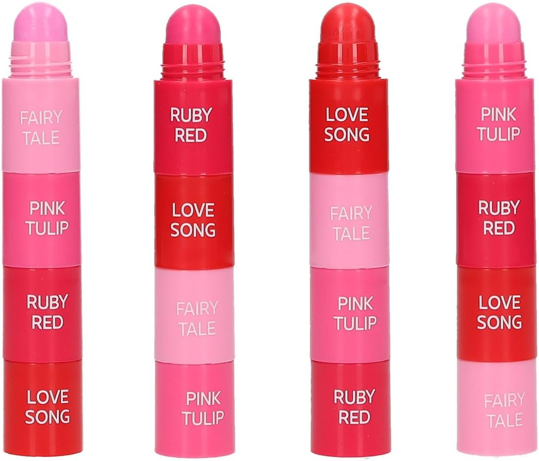 Topmodel - Topmodel Tinted Lip Balm - 4 Colors - 4 X 1G /Pretend Play/Red image number 1