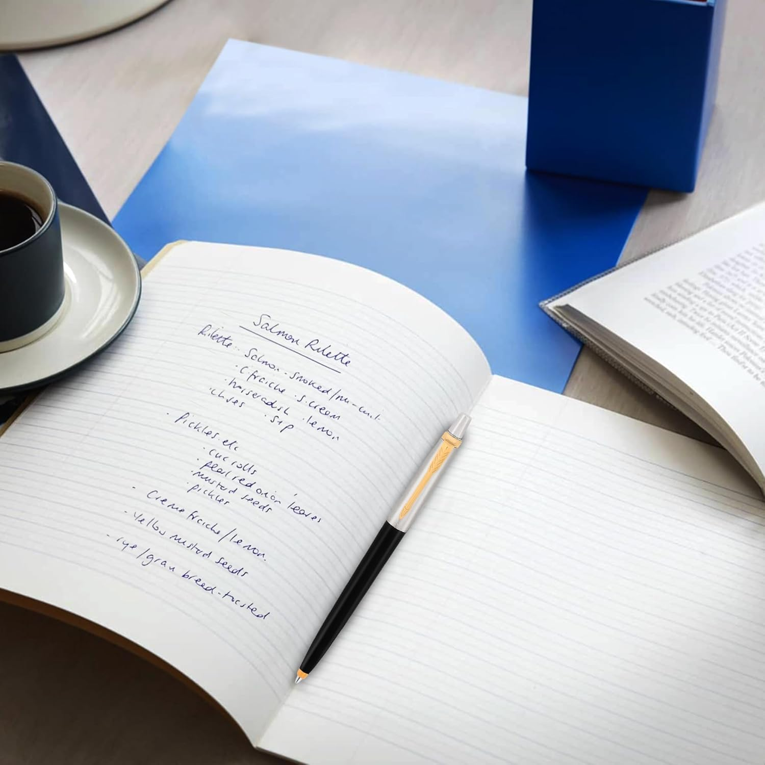 Parker Jotter 9000023185 Standard Ball Pen Gold Trim (Black) image number 4