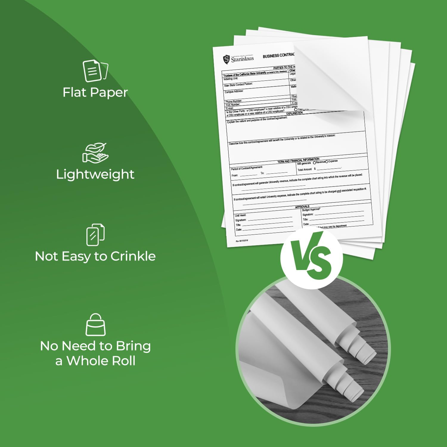 MUNBYN 200 Sheets Thermal Printer Paper A4 210 X 297Mm, Compatible with ITP01/ITP02 Portable Thermal Printer, Continual Feeding Paper image number 3