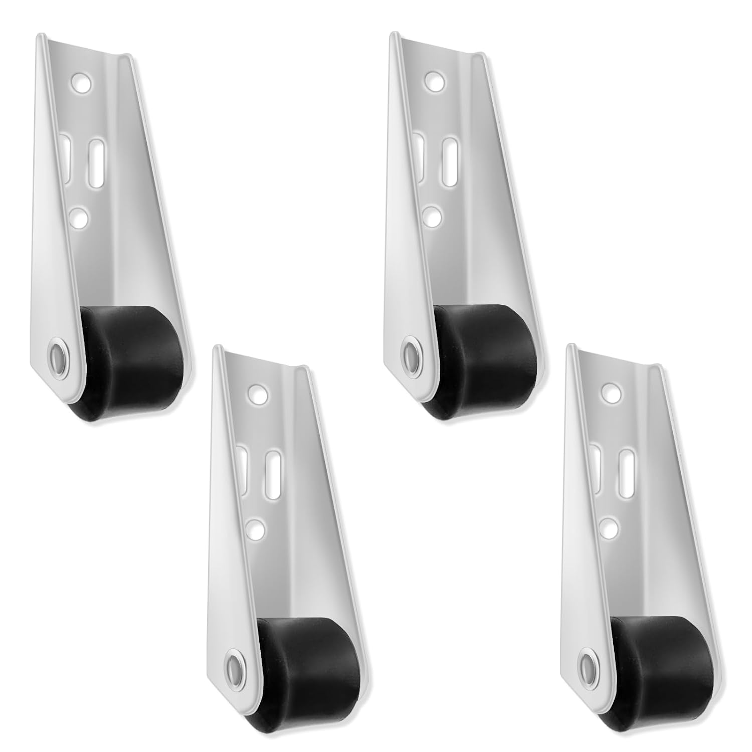 NILLOS Directional Wheels, 4 PCS Side Mount Wheels with Screws for Furniture Moving (2.1 X 6.8 Cm/0.82 X 2.67 In) image number 6