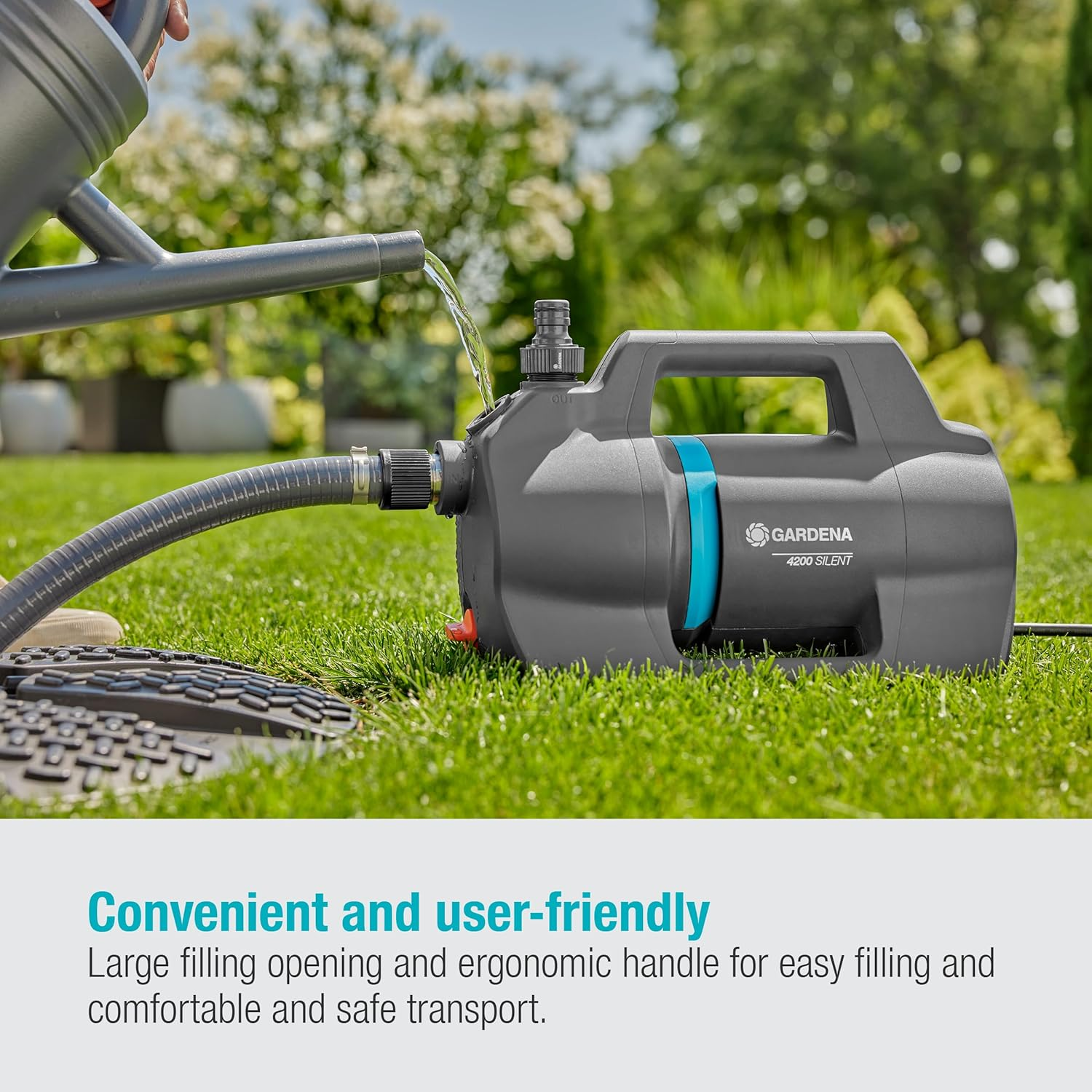 Gardena Garden Pump 4200 Silent (4200 Litres per Hour) image number 4