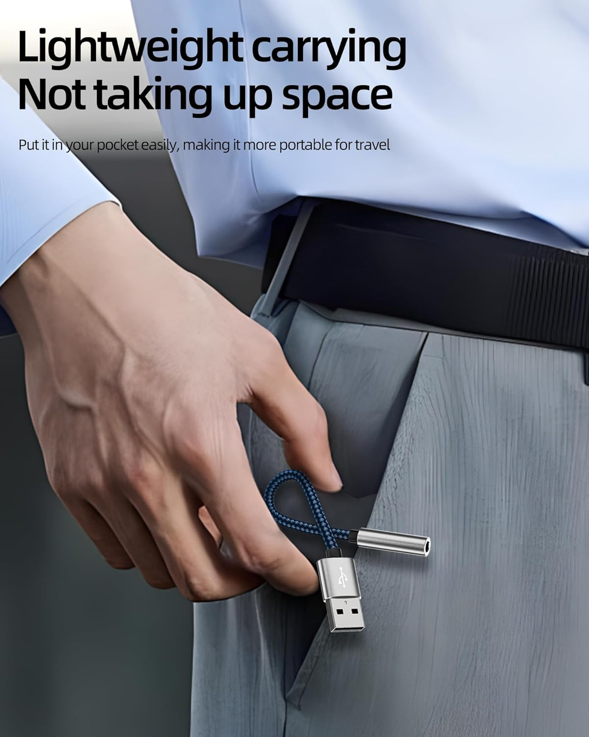 USB Male to 3.5Mm Female Headphone Audio Jack Adapter Sound Card Converter Dac Digital Headset Auxiliary USB-A Port Microphone Interface Cable Dongle Stereo Computer Laptop Device Splitter Accessories image number 4