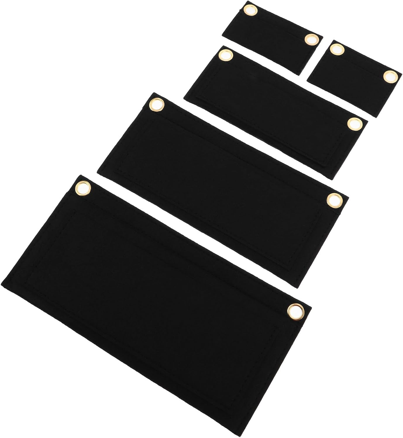 FRCOLOR 5Pcs Felt Wallet Organizer Insert Compartments Removable Purse Divider Liner for Clutches Tote Bags Travel Wallet Pouch Organizer image number 5