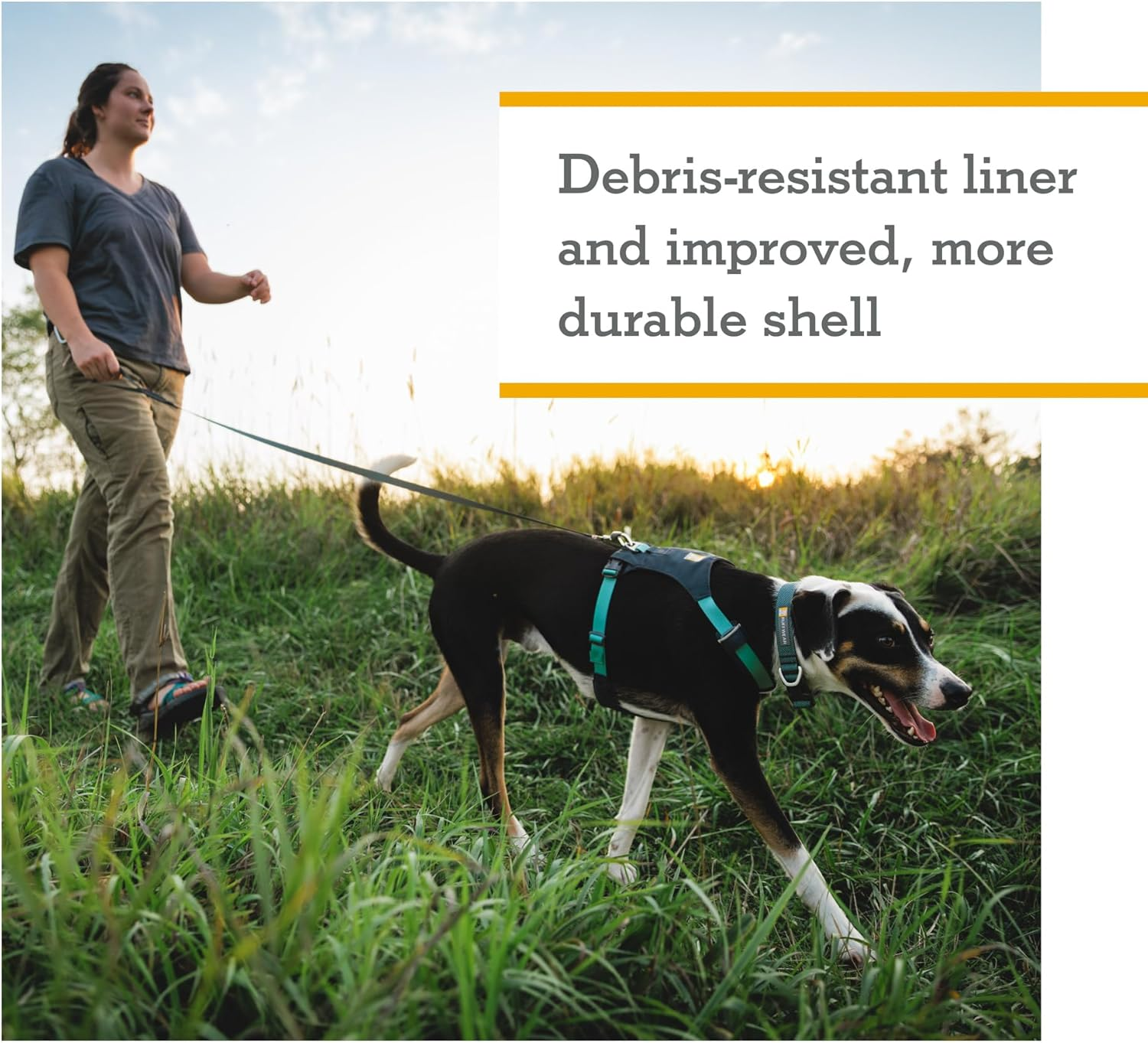 Ruffwear Hi & Light Harness Basalt Grey M image number 1