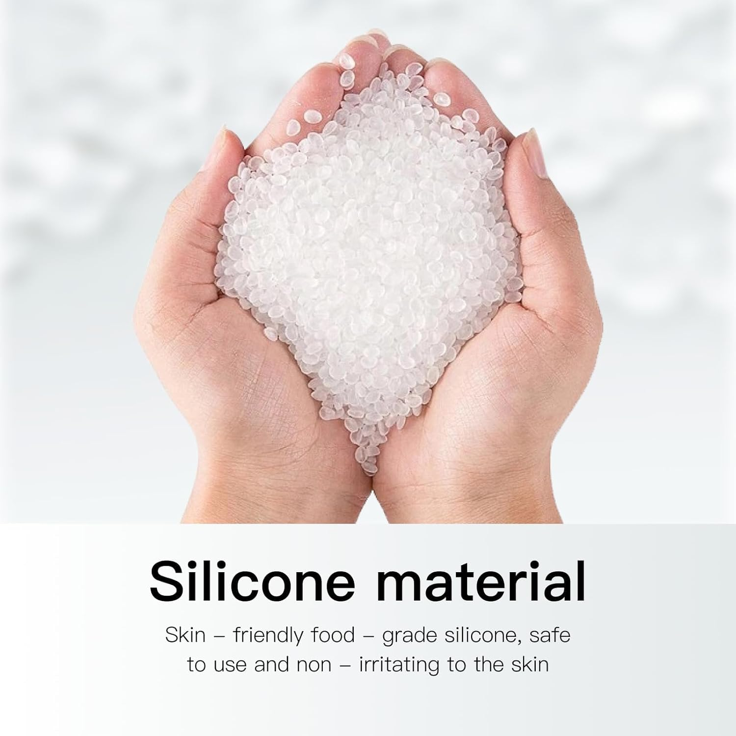 2Pcs Men'S Face Scrubber, Silicone Facial Cleansing Brush, Ergonomic Design for Deep Clean, Removes Dead Skin, Ideal for Sensitive Skin, with Hanging Hole,Charcoal image number 1