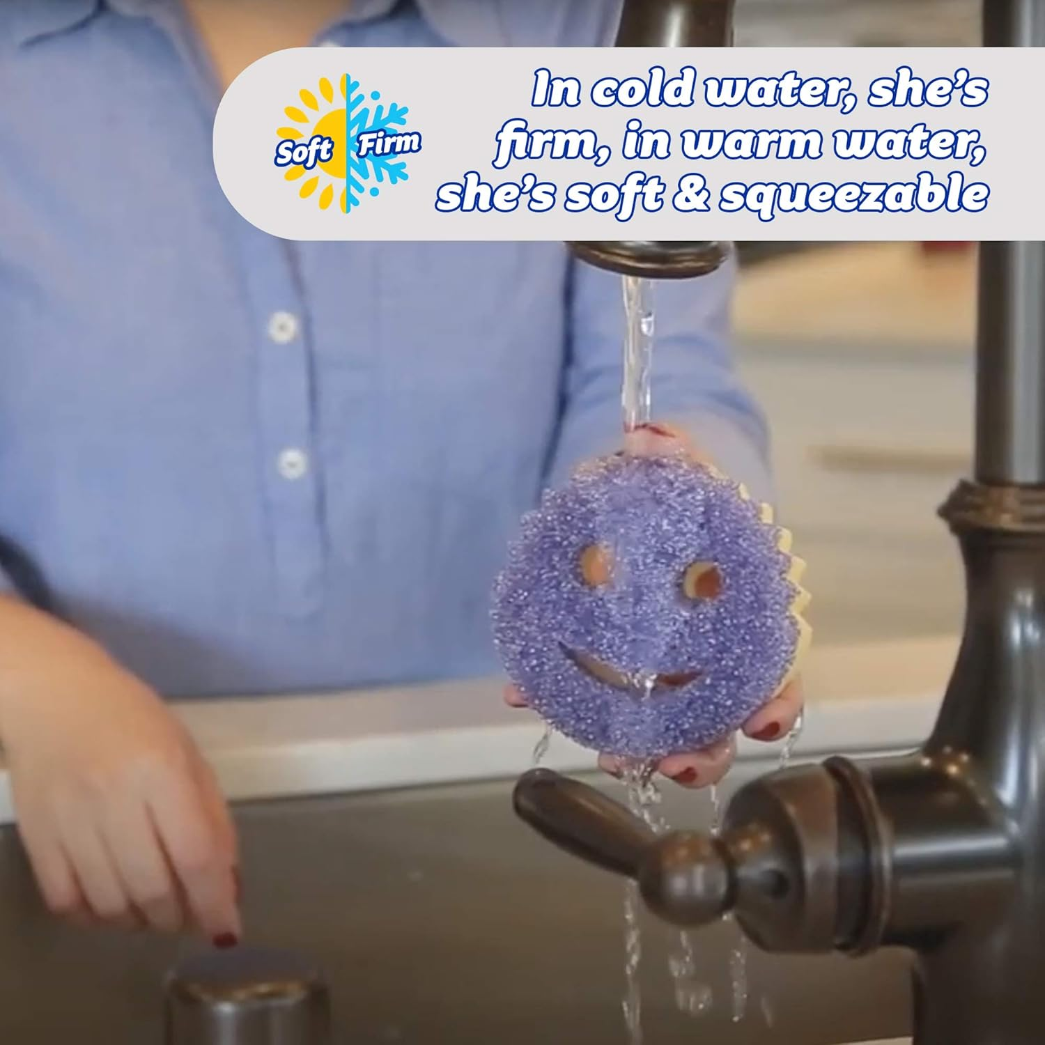 Scrub Daddy - Scrub Mommy Purple image number 6