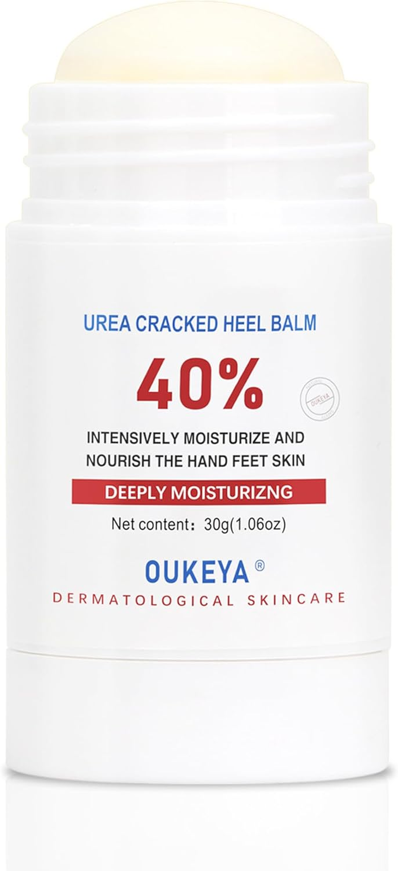 Urea Cream Stick 40% - Intensive Moisturizing Foot Cream for Dry, Cracked, Rough Skin on Heels & Feet, 1.06 Oz image number 4
