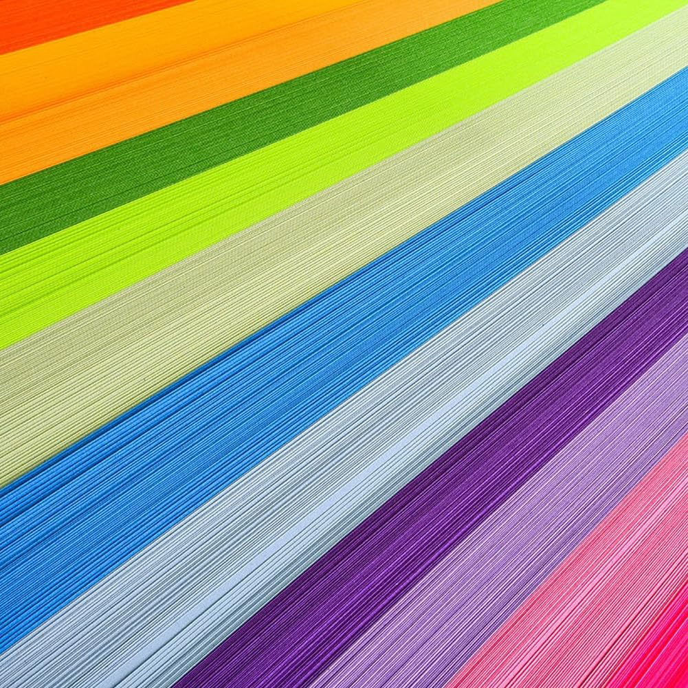 1000 Sheets Star Origami Paper Craft Assortment Color Star Strip Paper Folding Origami Lucky Star Strip Paper Handmade Origami Paper image number 4