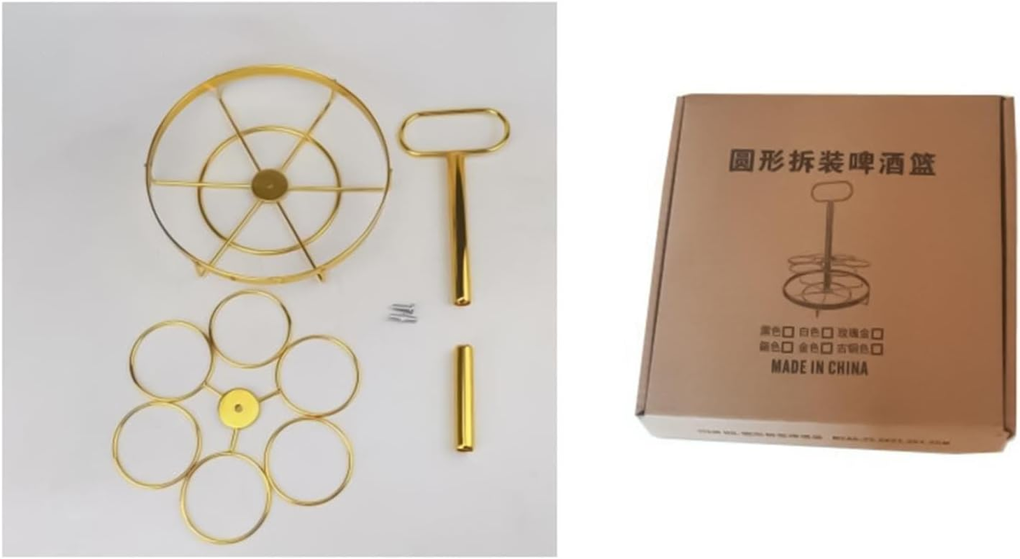 Beer Rack, Wine Rack &ndash; Drink Organizer for Pantry, Drink Stand, Wine Hand Basket for Restaurants, Nightclubs, Dance Parties image number 1