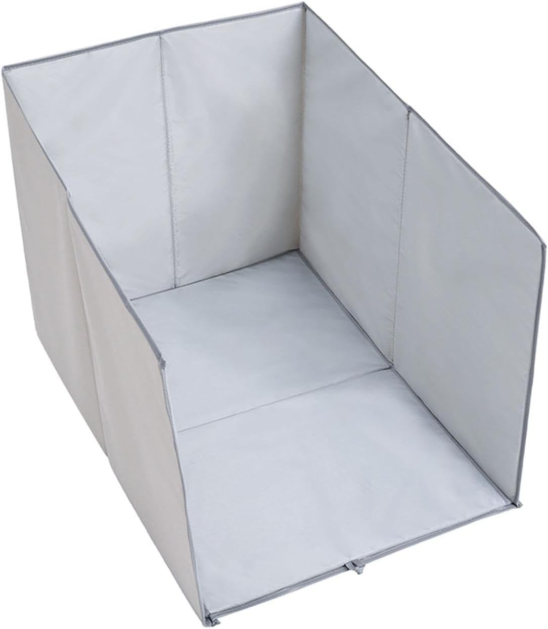 JISADER Cat Litter Box Enclosure Travel Easy to Clean High Sided Litter image number 1