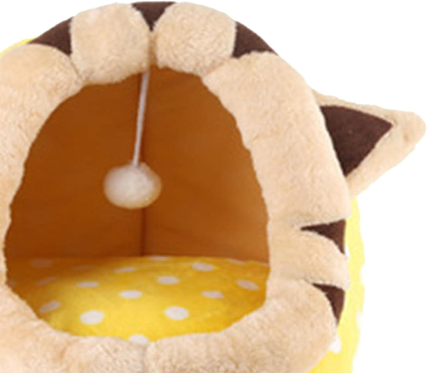 Cute Cat Beds for Indoor Cats, Pet House Dog Sleeping Bed Dog Nest Winter Warm with Cushion Nonslip Bottom for Small Medium Large Dogs Cats, Cat, S/288 (Color : Cat, Size : Medium) image number 4