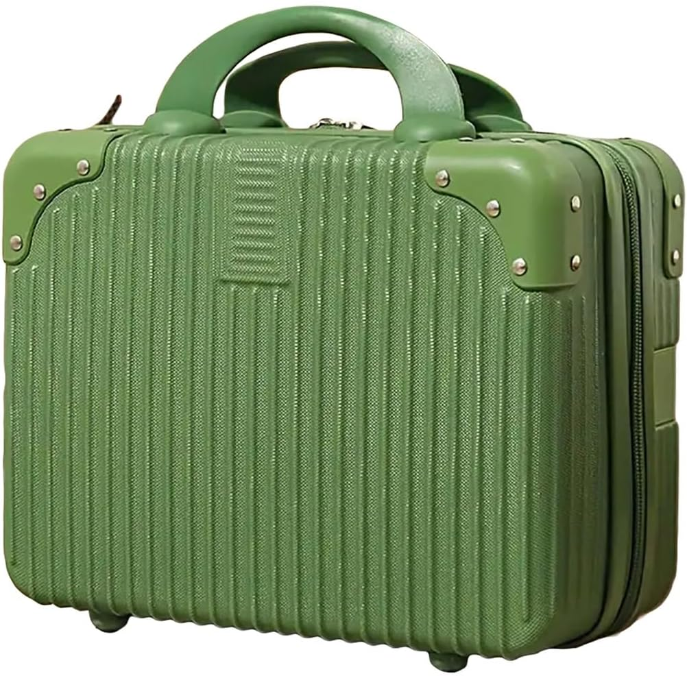 AIMALL 14-Inch Women'S Lightweight Luggage Case, Mini Boarding Cosmetic Case, Simple Large Capacity Portable Storage, Dimensions 11.8X10.2X5.9 Inches