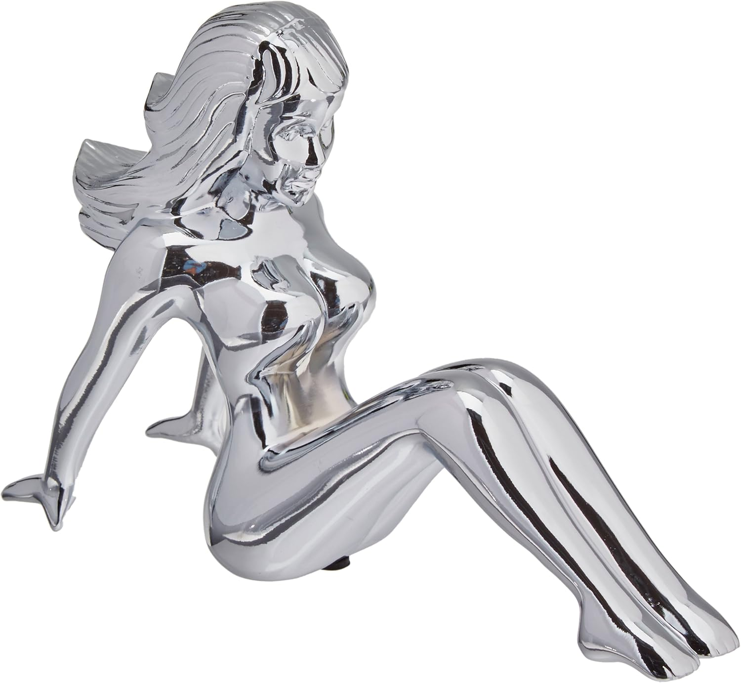 Grand General 48420 Chrome Lady Hood Ornament image number 1