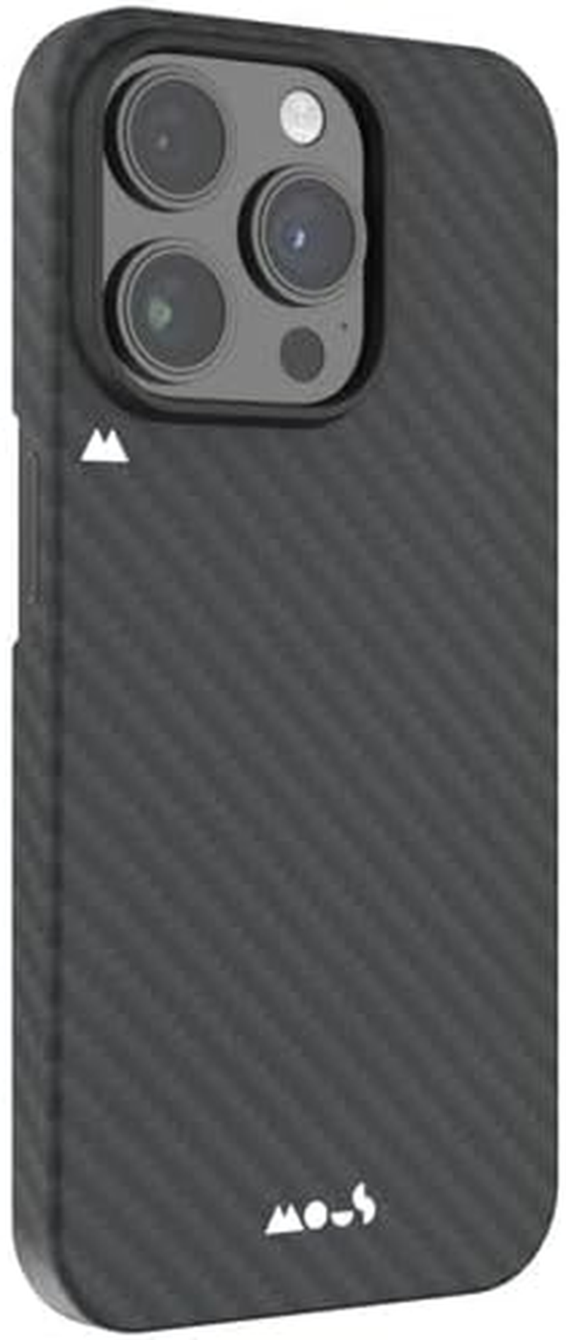 Mous for Iphone 16 Pro Case Slim Magsafe Compatible - Super Thin 2.0 - Magnetic Phone Cover - Black