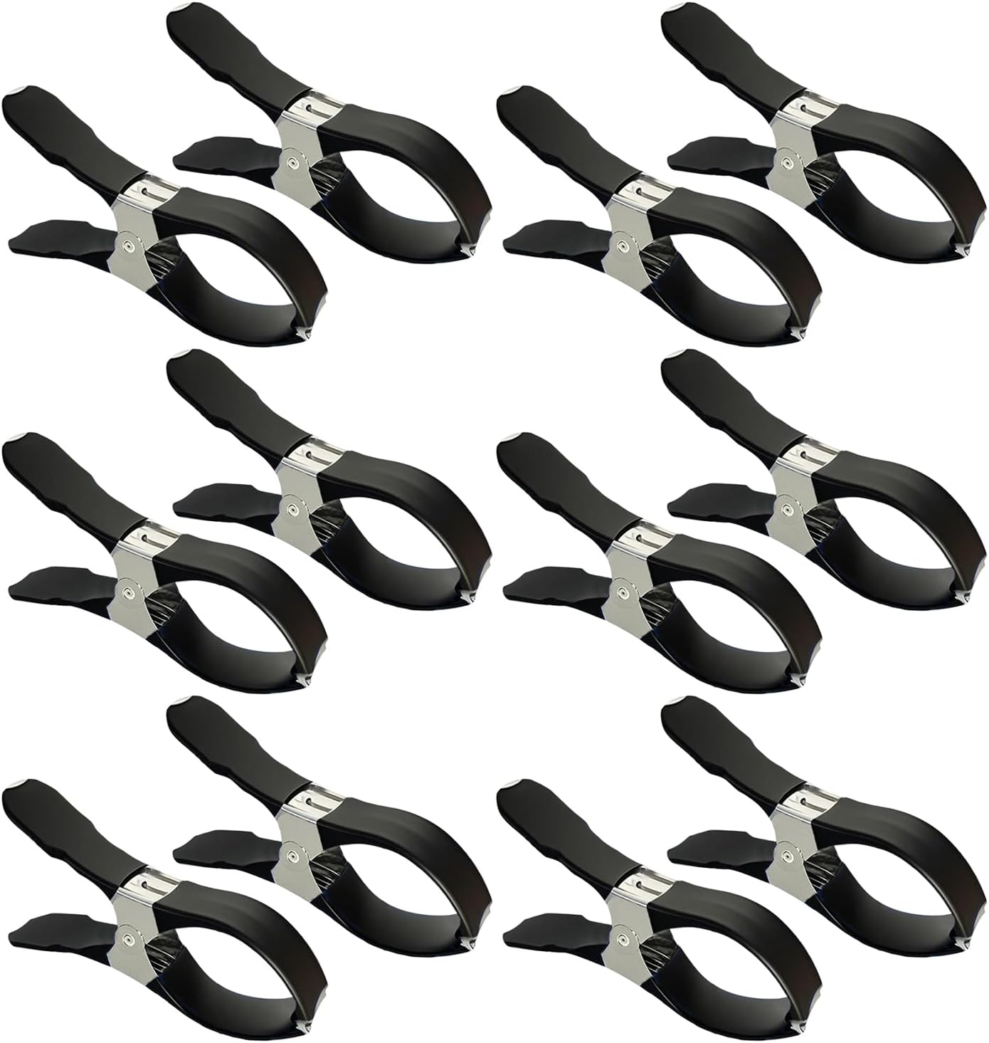 Swimming Pool Cover Clips - Pack of 12 Scratch-Resistant Stainless Steel Handle - Swimming Pool Cover Clamps | for Outdoor Garden Patio Winter Tarpaulin Furniture
