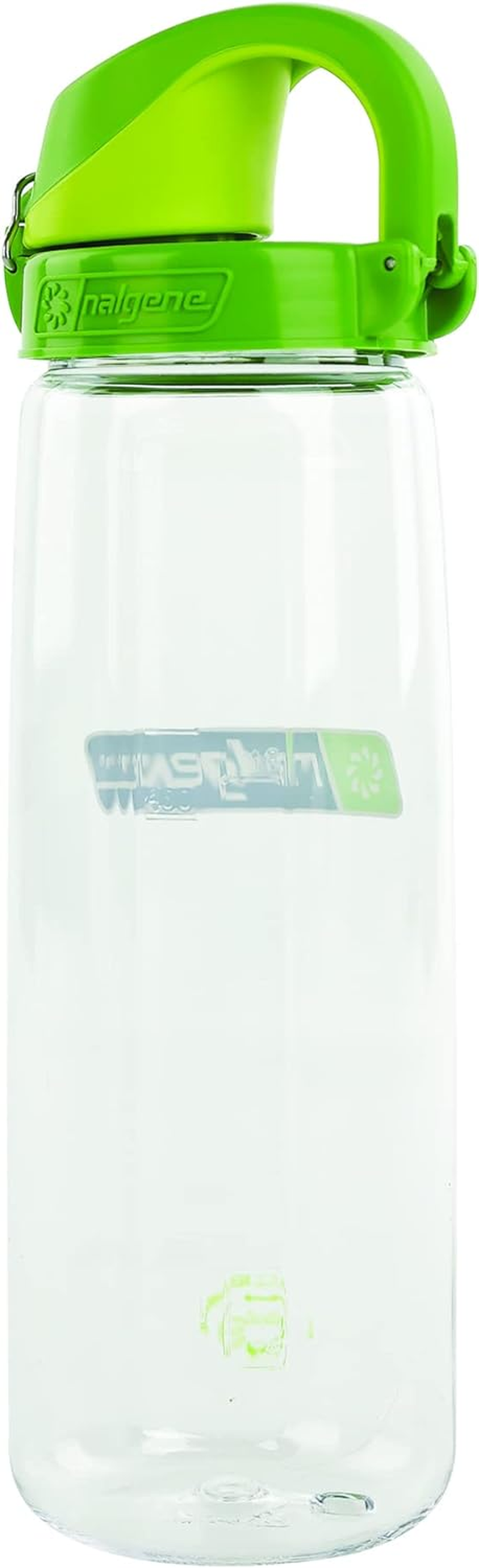Nalgene Sustain Tritan Bpa-Free on the Fly Water Bottle Made with Material Derived from 50% Plastic Waste (Using ISCC Certified Mass Balance), 24 OZ, Clear with Sprout image number 5
