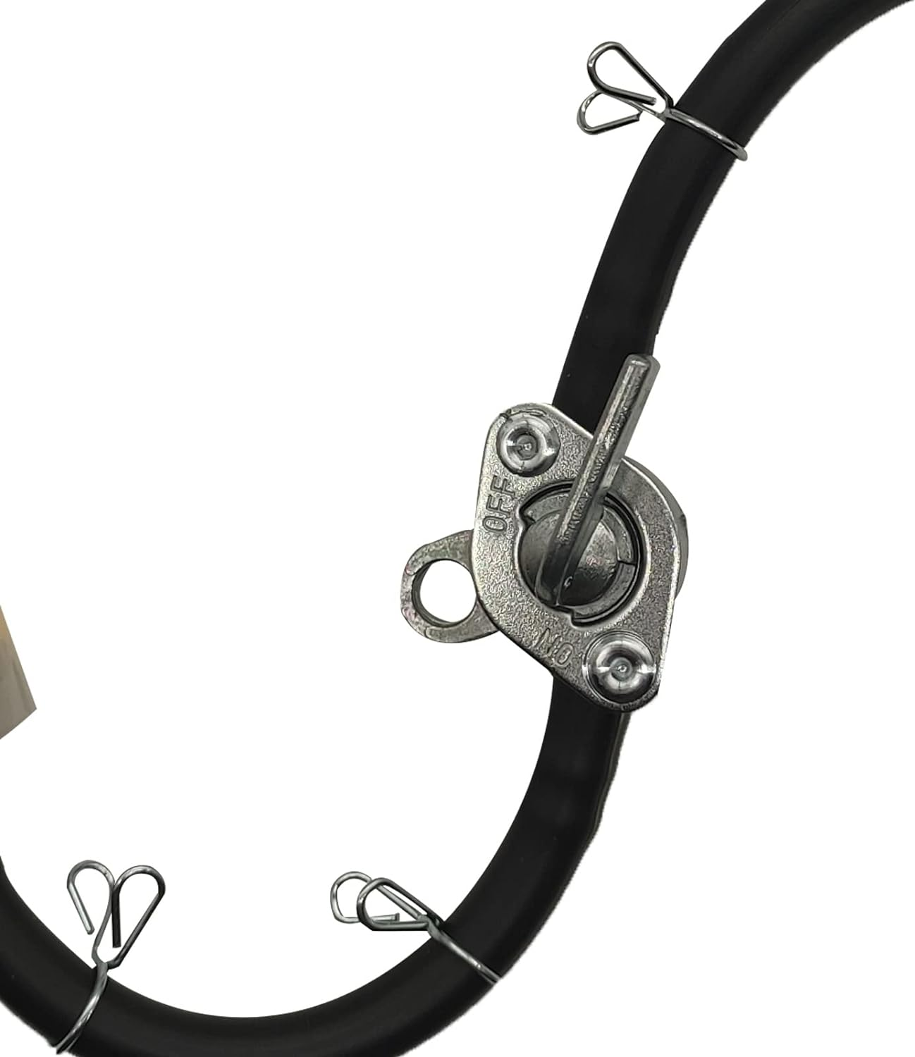 Gas Fuel Hose Oil Filter Clamps Inline Fuel Shut off Valve Petcock Petrol Switch for 50Cc 70Cc 110Cc 125Cc 150Cc 250Cc Mini Bike Dirt Bike Pit Bike Tao Tao Motorcycle Scooter Quad ATV and Go Karts image number 4