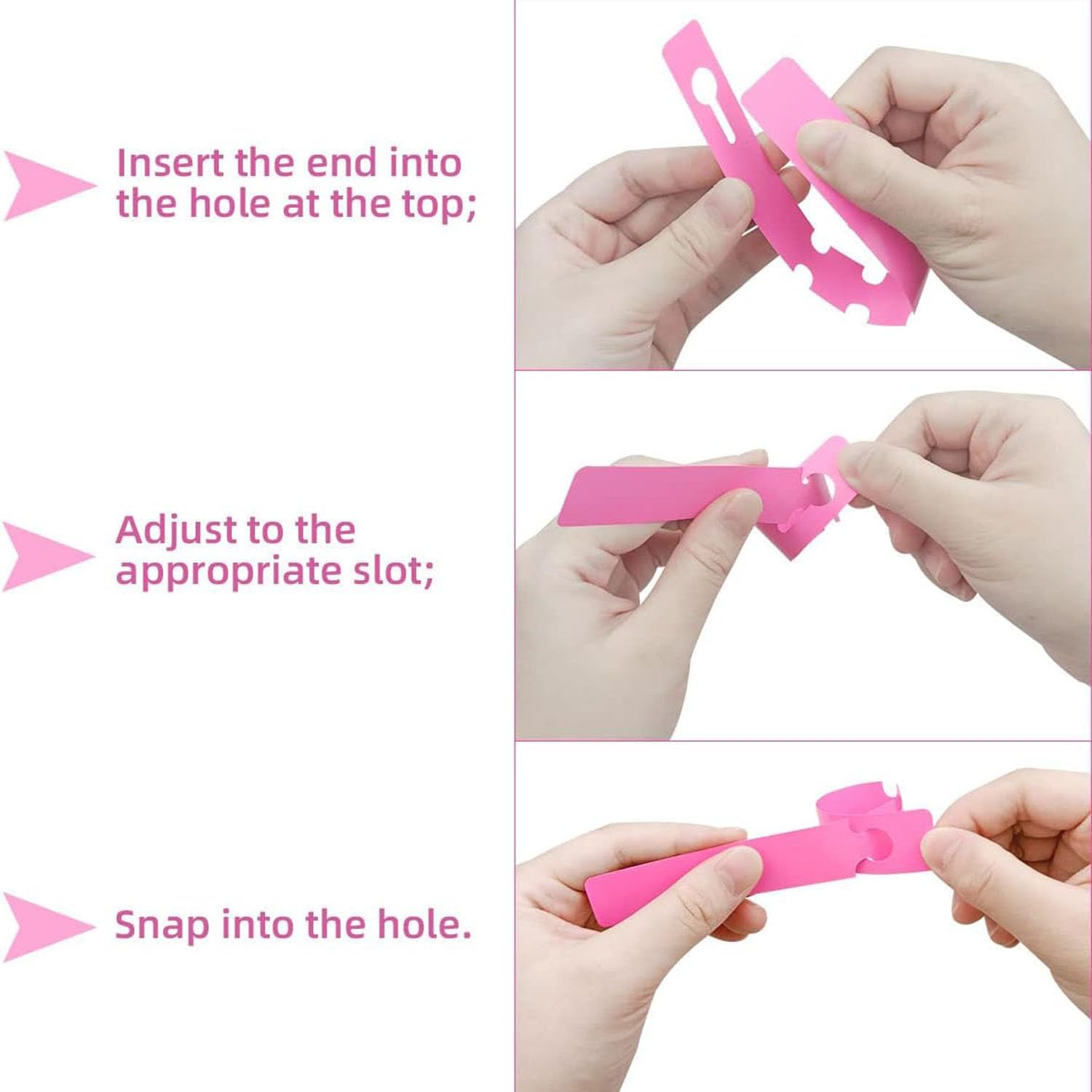 120Pcs 6 Colors Wrap around Adjustable Plant Tree Hanging Tags, Plastic Plant Labels Wrap around Tree Tags Markers, Adjustable Nursery Garden Labels Plant Tags with Large Writing Surface image number 2