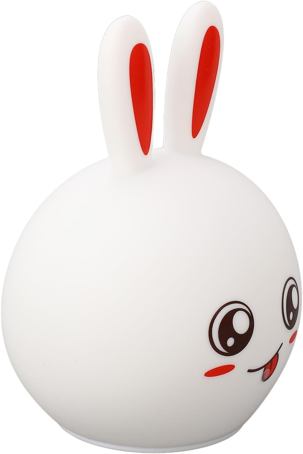 Rabbit Night Light Colorful Lighting Lamp for Bedroom Office Table Living Room Animal Design Home Decoration Comfortable Soft Bright Premium Material image number 3