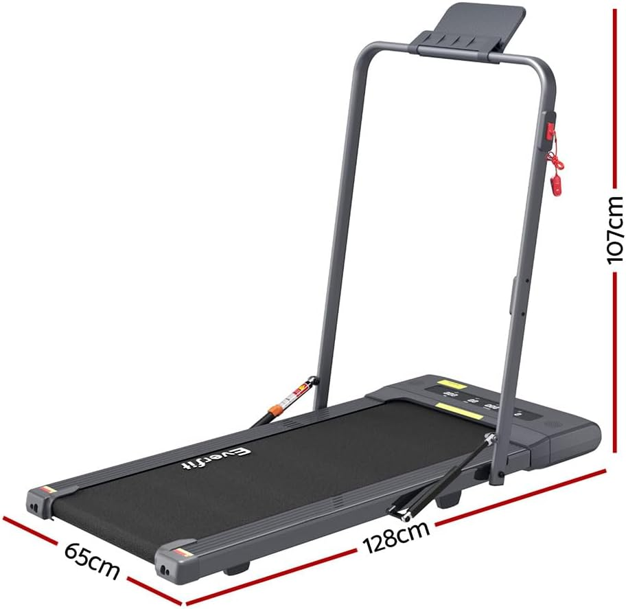 Everfit Treadmill Electric Walking Pad under Desk Home Gym Fitness 400Mm Grey image number 1