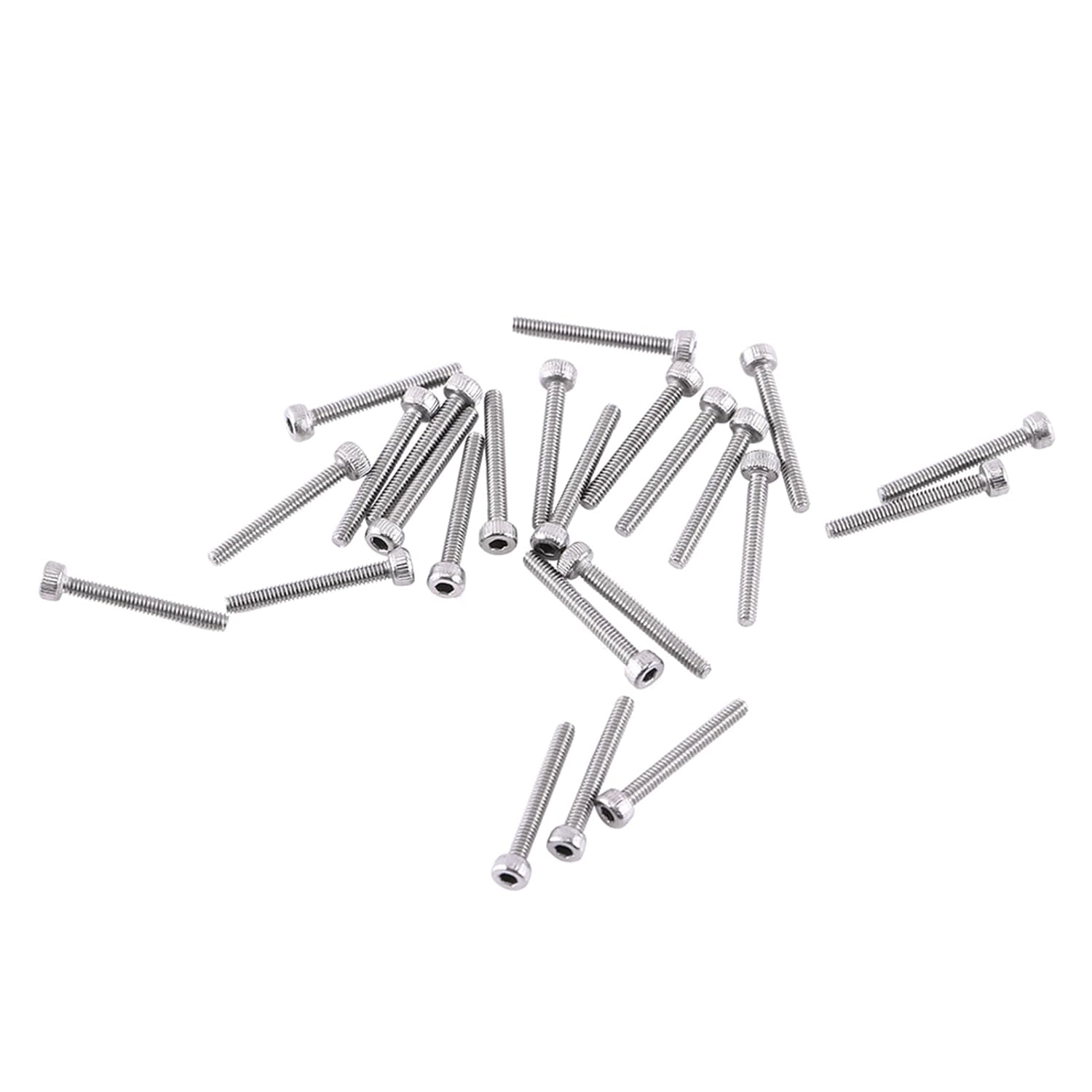 A2 Stainless Steel Hex Socket Screws and Nuts Kit, Ideal for Tight Spaces in Communication Equipments (A: Cap Head)