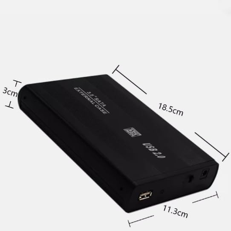 3.5 Inch HDD External Case USB 2.0 to SATA External Hard Drive Enclosure Model LS39 image number 1