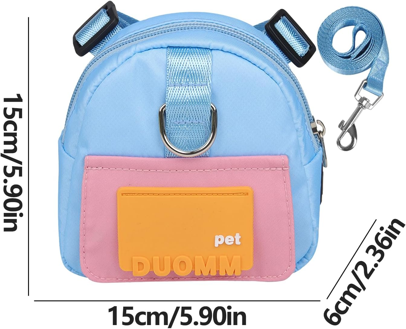 Dog Saddle Bag Backpack,Treat Pouch Carrier Pet Harness | Dog Saddle Backpack Harness for Dogs to Wear, Comfortable for Travel, Running, Camping image number 6