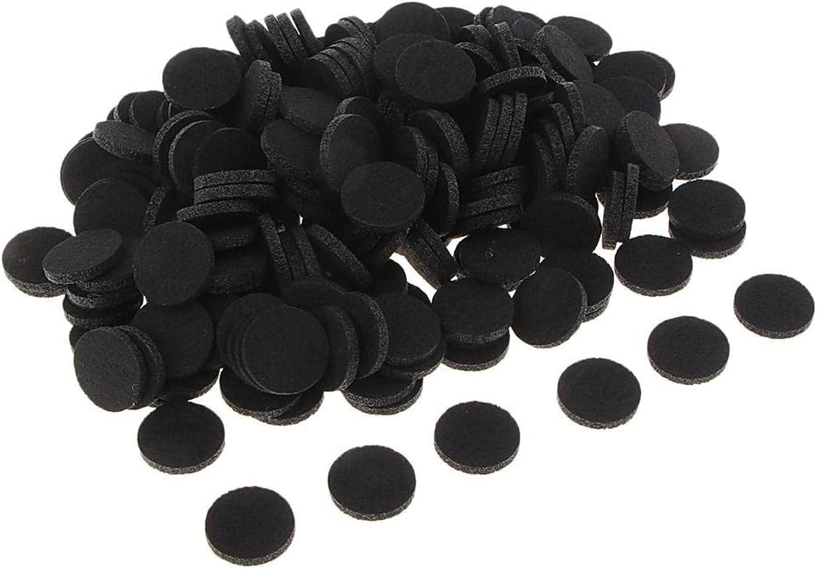 Rockible 200Pcs 21Mm Aromatherapy Essential Oil Diffuser Locket Refill Pads, Black image number 4