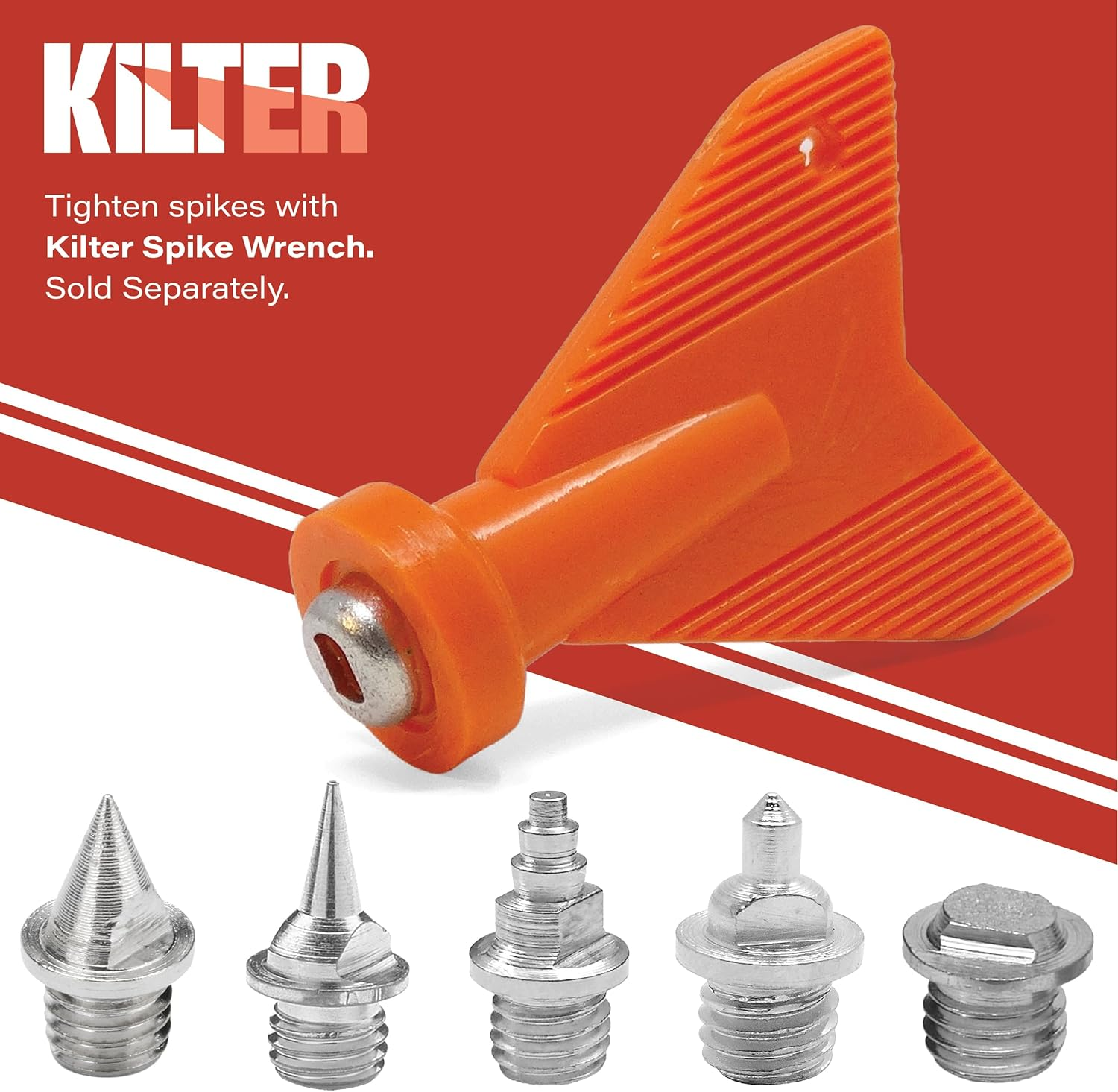 Kilter Replacement Pyramid, Needle, Tartan & Xmas Tree Spikes for Running & Track Shoes image number 2