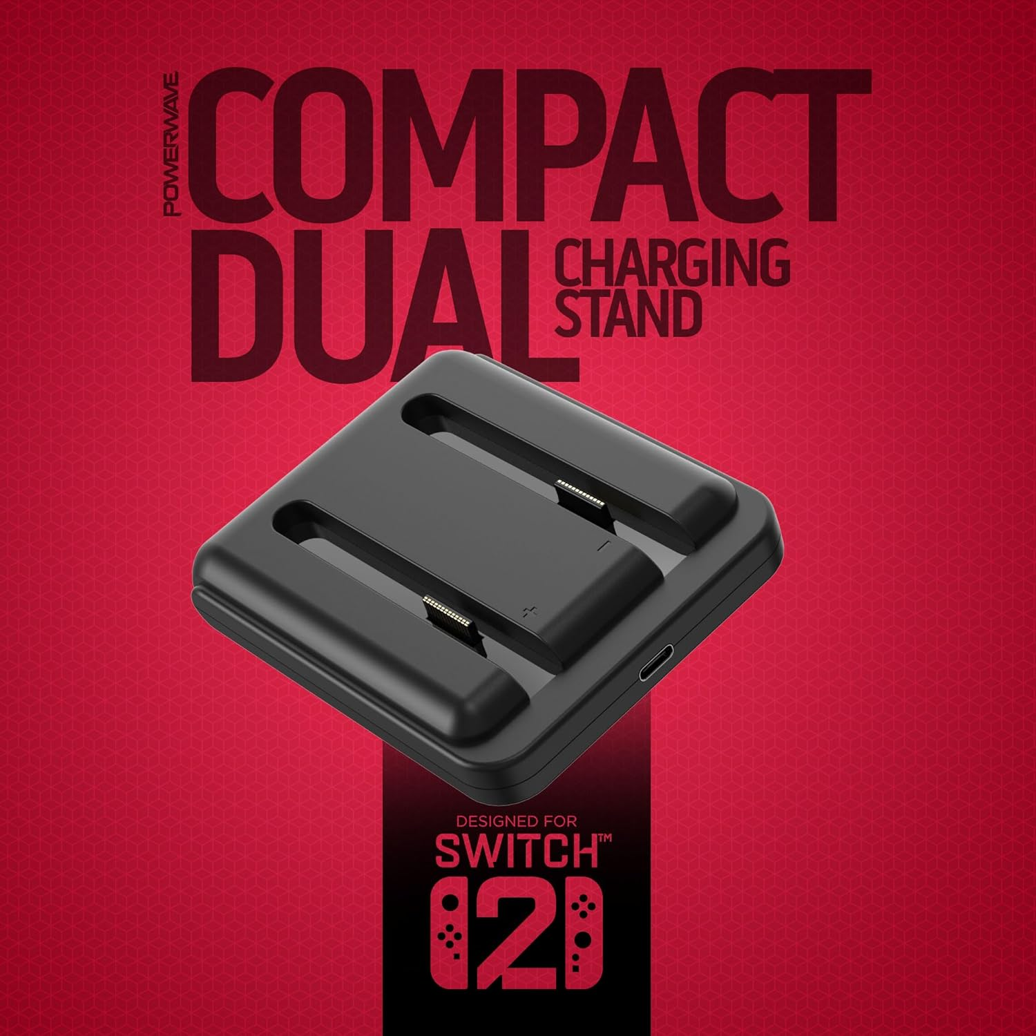 Powerwave Compact Dual Charging Stand for Nintendo Switch 2 image number 3