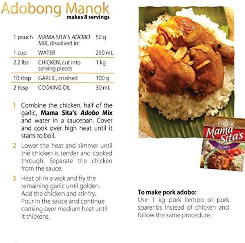 Mama Sita'S Adobo Savoury Sauce Mix, 60 G image number 2