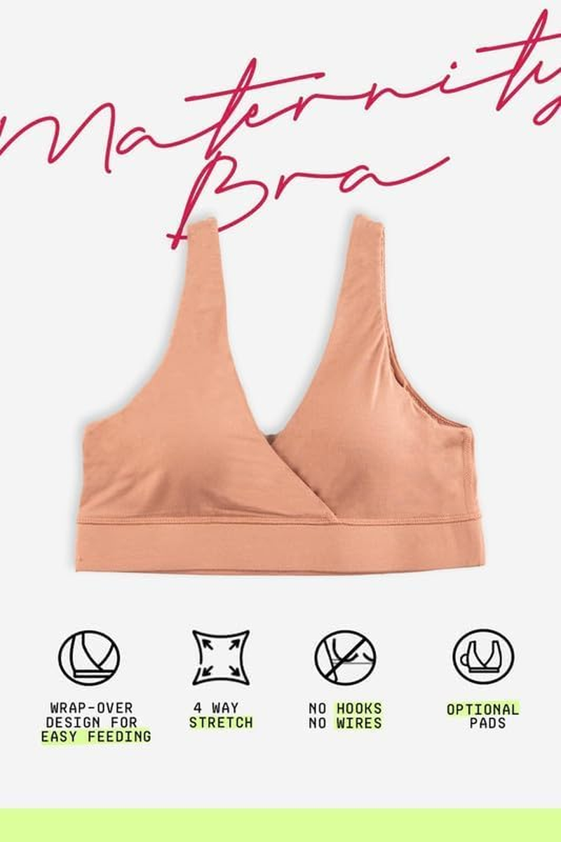 &Circus Maternity Bra | Nursing Bra for Women | Pull down Feeding Bra | Non Padded Bra for Women Slip on | Tencel Micromodal
