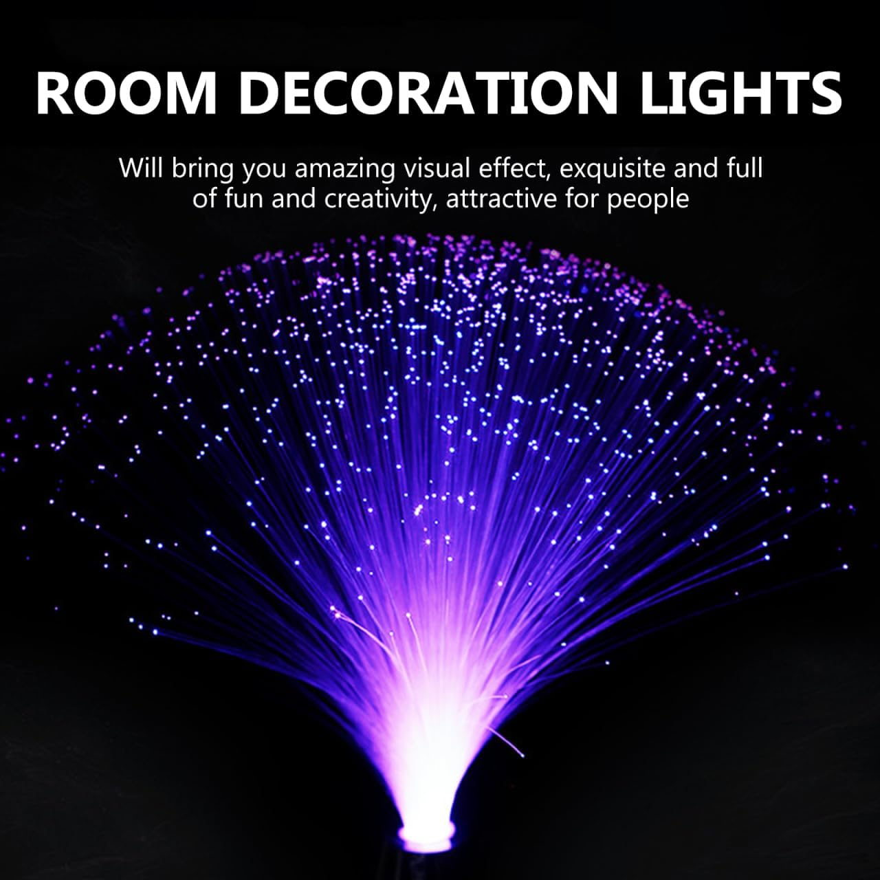 DOITOOL Fibre Optic Light Show Night and Girls Adults Sensory Lamp 7 Changing Decorative image number 1