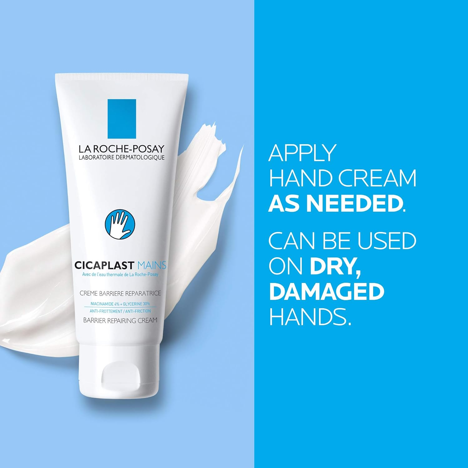 La Roche-Posay Cicaplast Mains Hand Cream 100Ml image number 3