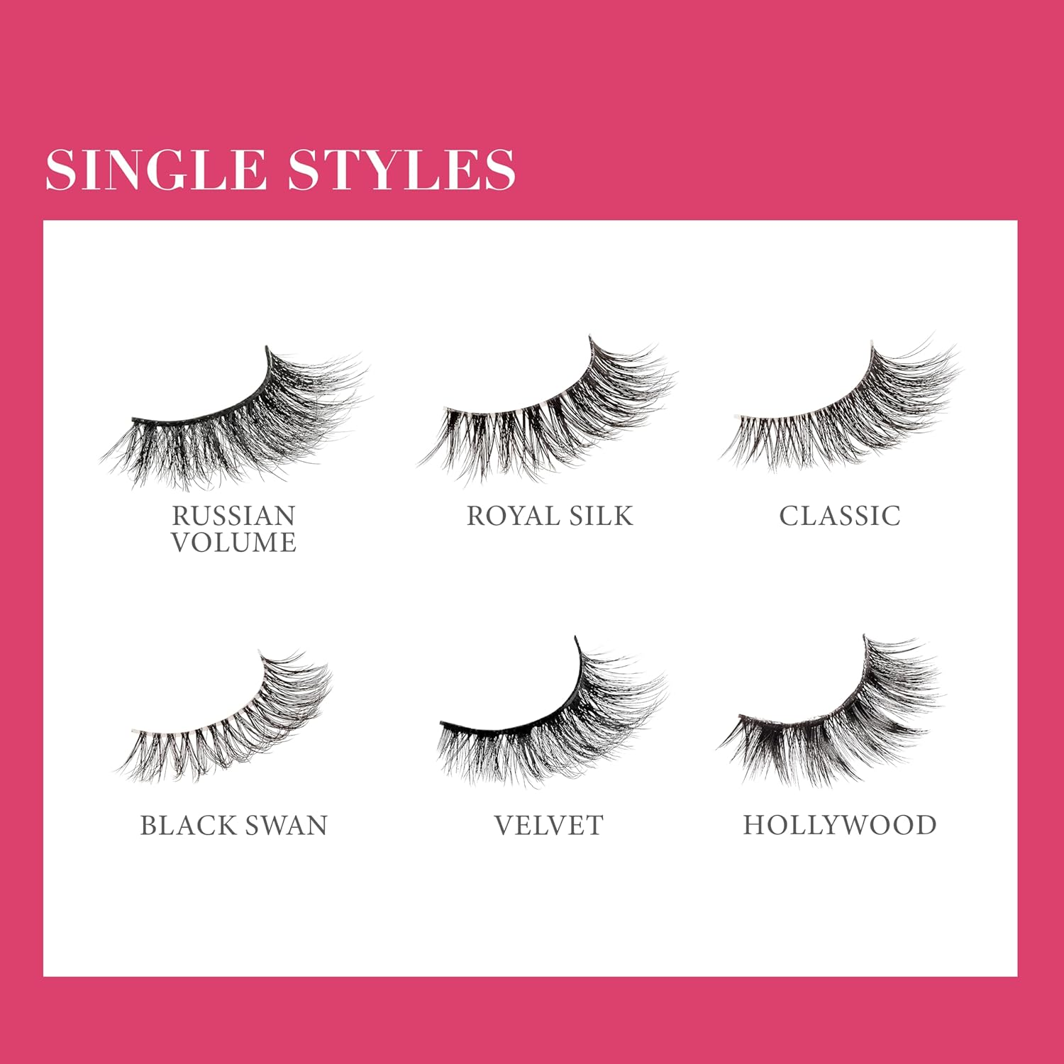 KISS Lash Couture Luxtensions Collection False Eyelashes, Flat Lash Technology, Super Slim Lash Band, Real Lash Extension Fibers, Reusable, Contact Lens Friendly Strip Lashes, Style Black Swan, 1 Pair image number 1