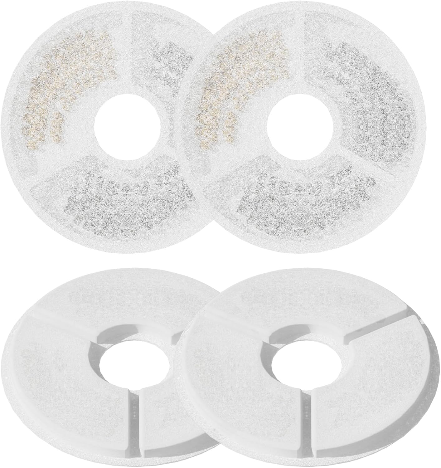 PUPPY KITTY Cat Fountain Filter, Pack of 4 Drinking Fountain Filter, Cat Fountain Filter with Activated Carbon and Resin with Triple Filtration image number 2