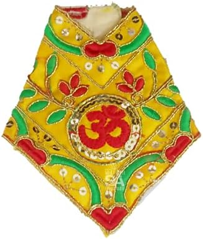 S a GIFTS Sai Amrut Beautifully Embroidery Work Sai Baba Vastra, Poshak Dress with Pagdi (Multicolour, 6 Inch)