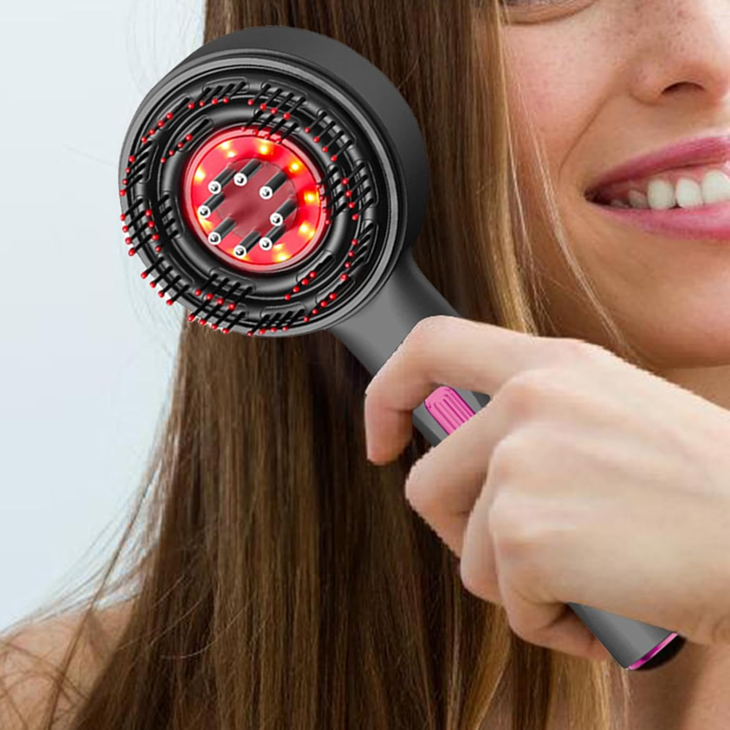 Hair Massager Brush - Hair Oil Applicator Scalp Massager | Handheld Head Scratcher Brush Comb for Women and Men