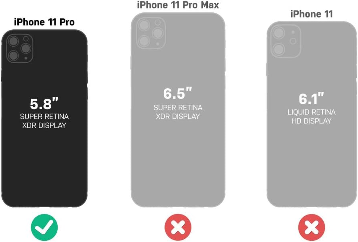 Lifeproof Wake Series Shockproof and Drop Proof Mobile Phone Protective Thin Case for Iphone 11 Pro, Gray - Black image number 3
