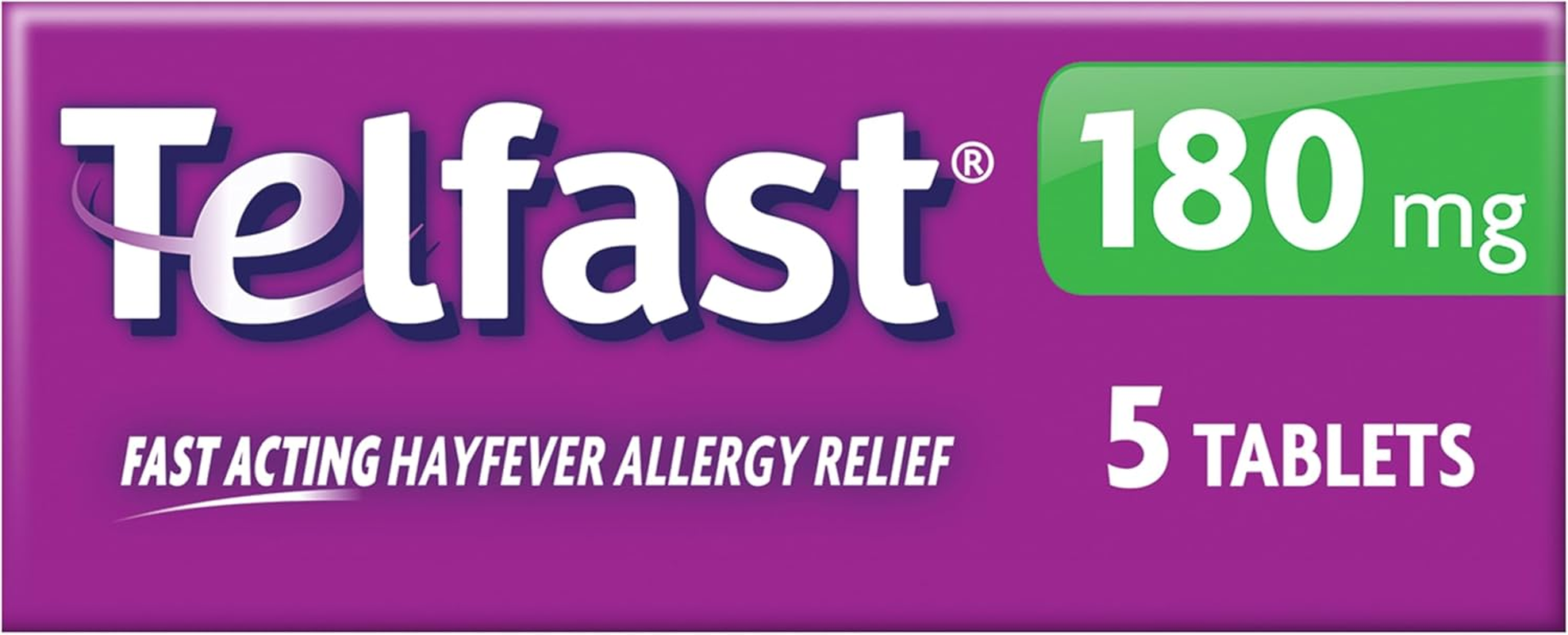Telfast Hayfever Allergy Relief 180Mg Antihistamine - Non-Drowsy - for Sneezing, Runny Nose, Itchy Skin Rash, and Hives, 5 Tablets image number 4