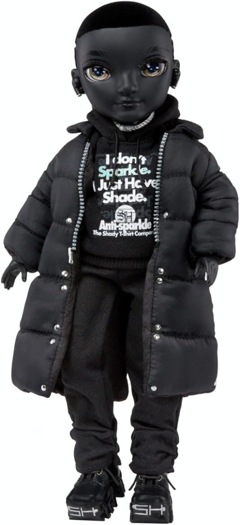 Rainbow High Shadow High - REXX Mcqueen - Black Colour Fashion Doll with Fashionable Outfit and 10+ Colourful Play Accessories - Great for Kids and Collectors from Ages 12 image number 2