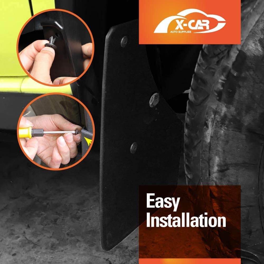 X-CAR Mud Flaps for Suzuki Jimny 3-Door 2018-2025 Splash Guards Mudguard Fender Front and Rear Car Accessories image number 2