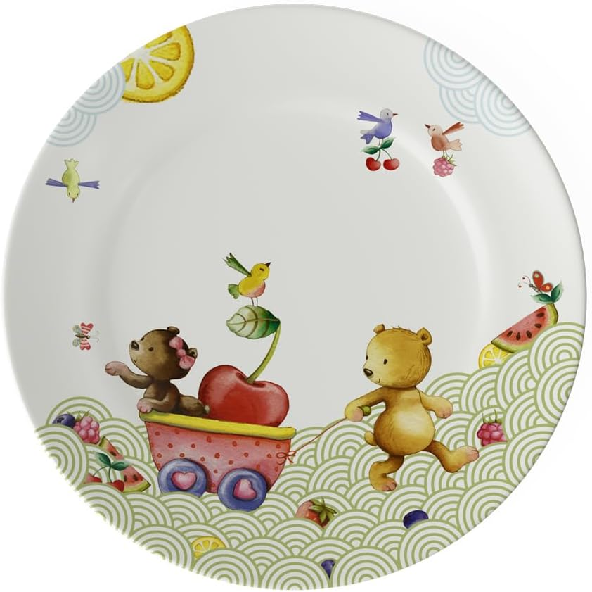 Villeroy & Boch 14-8665-2640 Hungry as a Bear Children'S Plate, Porcelain