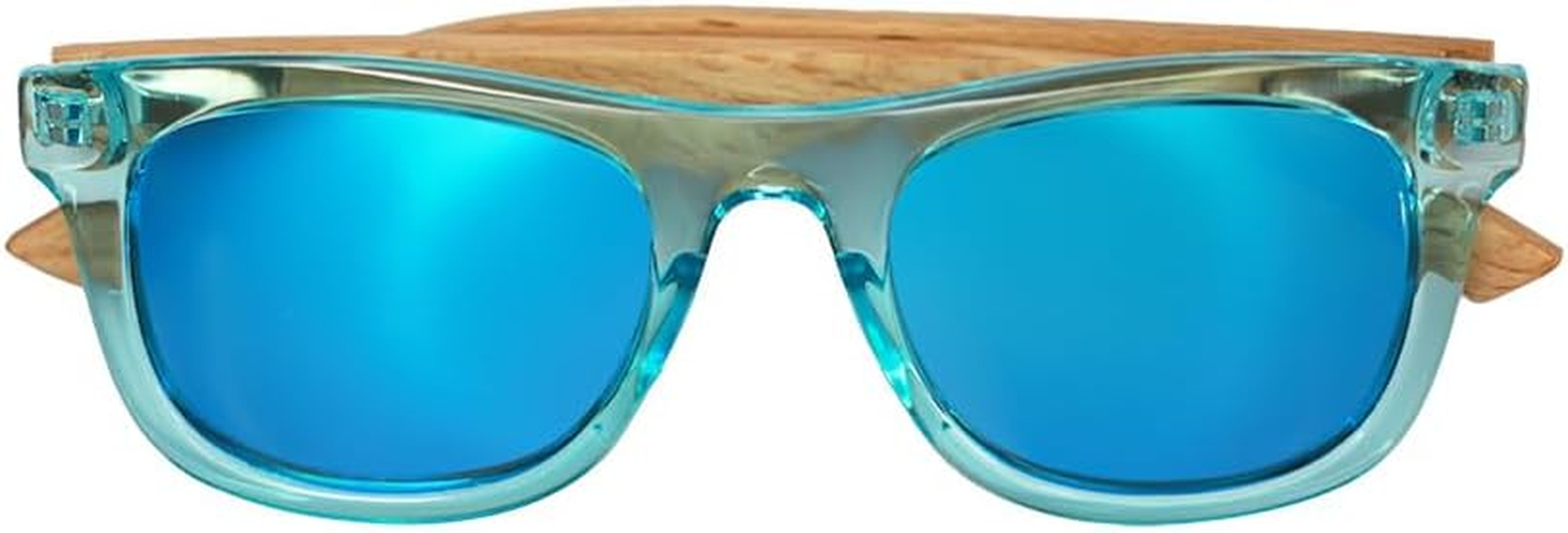 Sun Valley Kids Polarized Sunglasses Wood Frame Mirrored for Boys & Girls with UV Protection image number 5