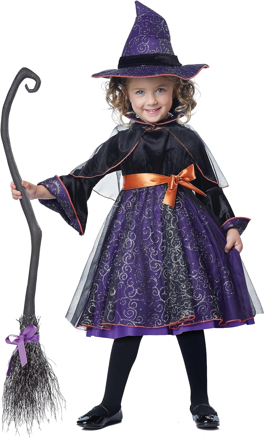 California Girl'S Hocus Pocus Witch Child Toddler Costume, X-Small