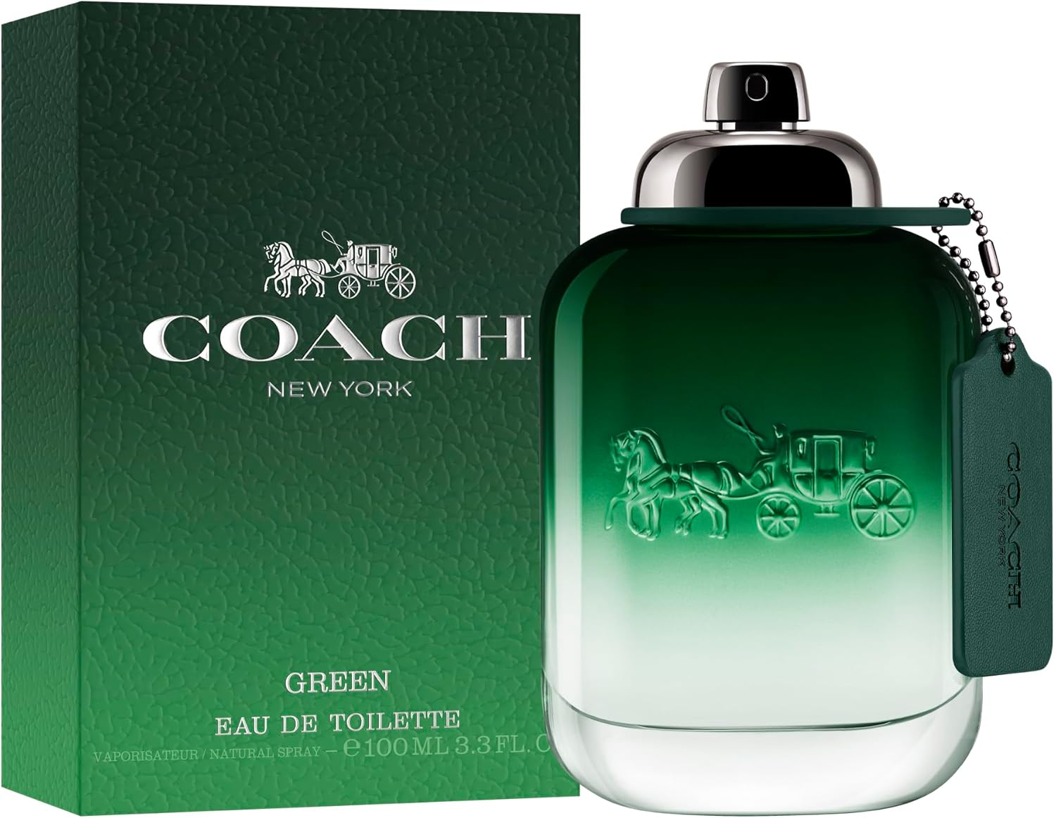 Coach Green by Coach for Men - 3.3 Oz EDT Spray image number 3