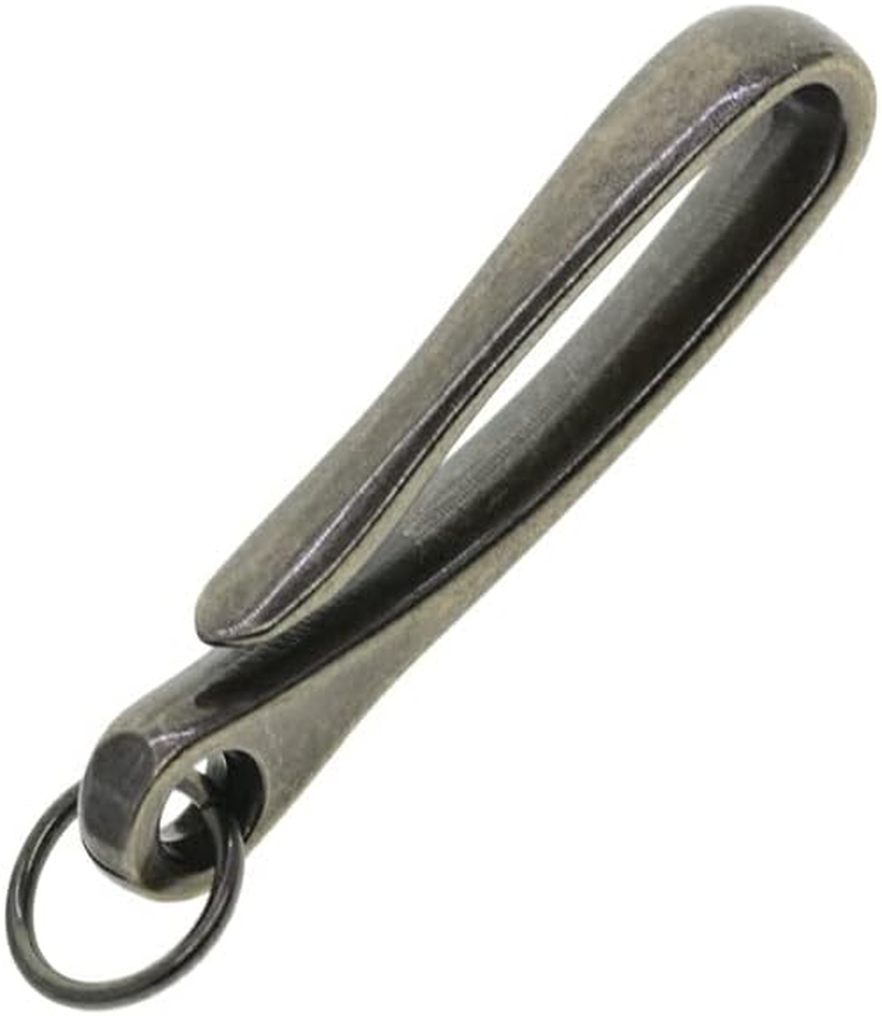 2 Pieces Wallet Japanese U-Shaped Hook Zinc Alloy Keychains Hooks Hanging Handicrafts Key Ring Presents Accessories, Black