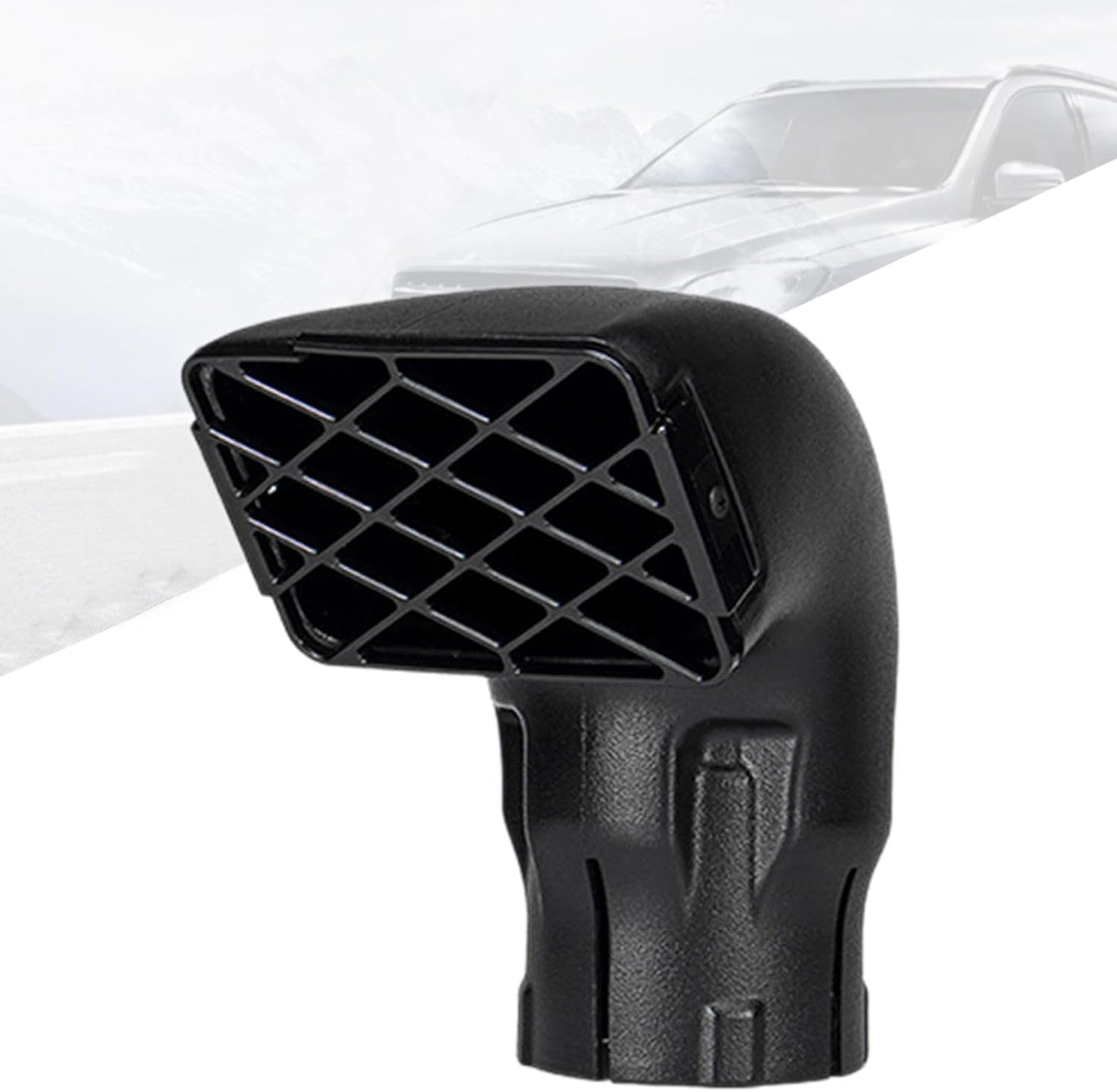 Generic Air Intake Inlet Universal Car Snorkel Head Automotive Engine Accessory Replacement Car Mudding Snorkel Head Head, 3.50Inch image number 5