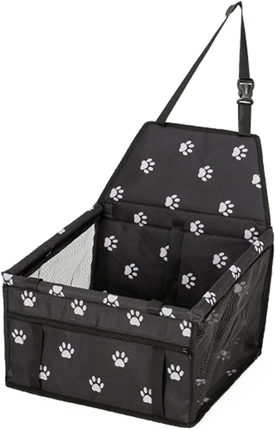 Dog Car Seat Cover Pet Dog Carrier Car Seat Cover Cushion Carry Dog Bag Car Travel Folding Hammock Dog Hammock(Color:Blue)